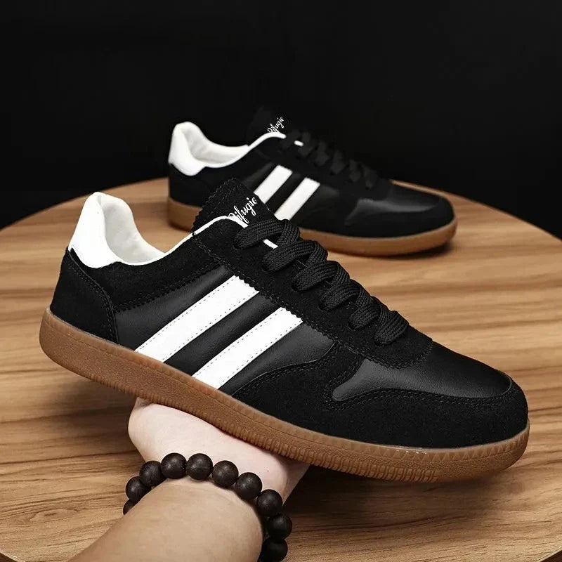 Heren boardsneakers met dikke zool