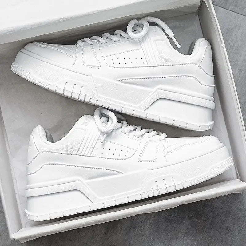 Heren hardloopsneakers op plateauzool — pu
