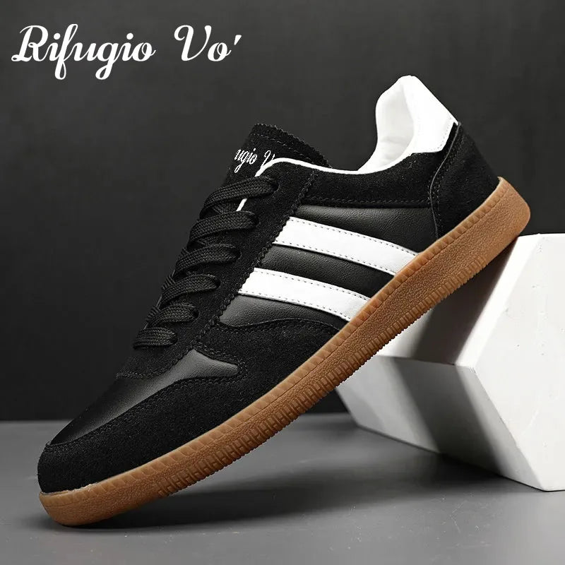 Heren boardsneakers met dikke zool