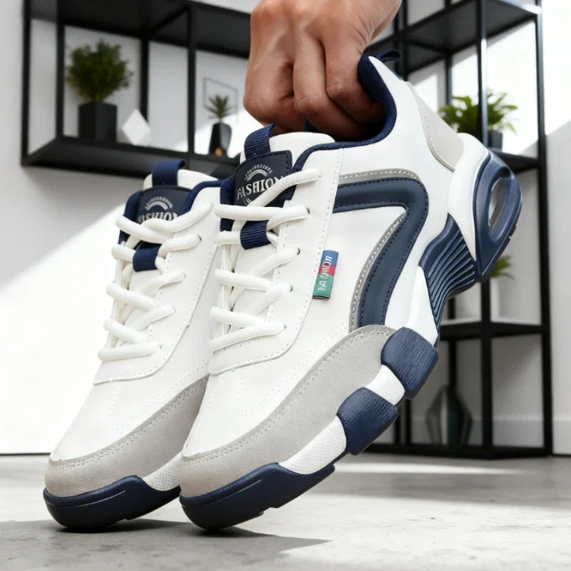 Heren wandelsneakers met antislipzool