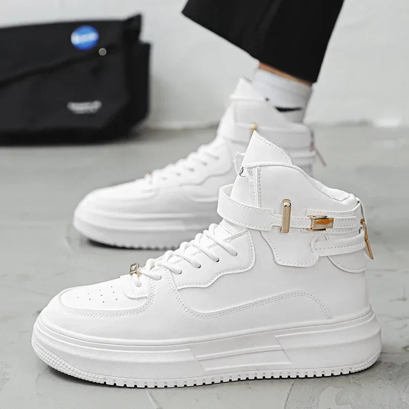 Heren high-top sneakers, casual